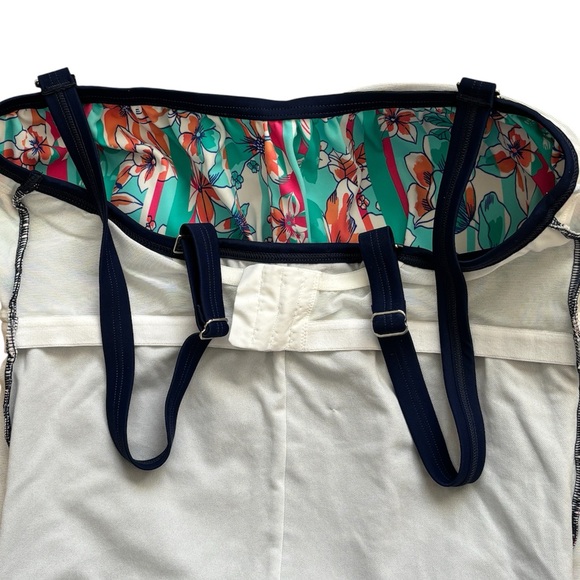 NWT! Seekers Contour One Piece Swimsuit 18W Tummy Control Floral - Picture 9 of 11